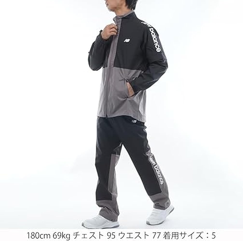 新品 ニューバランスゴルフ レインジャケット メンズ サイズ5 ストレッチ 防風 新品 ニューバランスゴルフ レインジャケット メンズ サイズ5